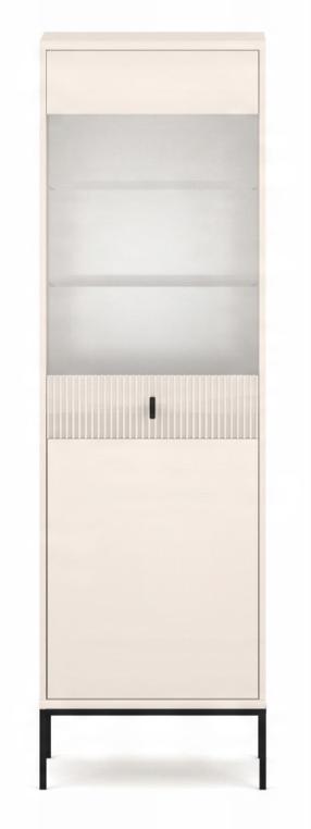 Vitrina Maggiore, juoda sp./kašmyro sp., 39 cm x 53.9 cm x 175 cm