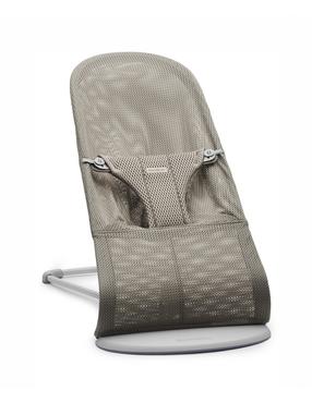 Mazuļu šūpuļkrēsls BabyBjorn Bliss Mesh 006102, grey beige krās.