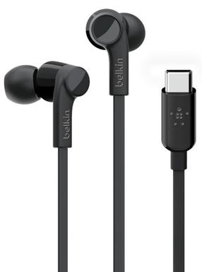 Juhtmega kõrvaklapid Belkin RockStar, must v.
