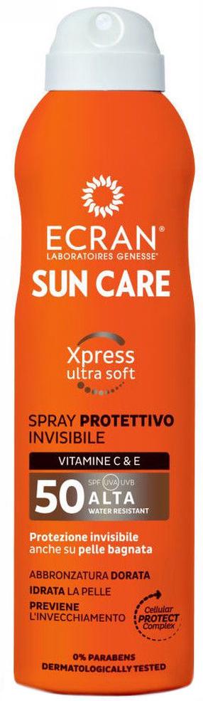 Спрей для ухода за загаром Ecran Sun Protector Invisible SPF50, 250 мл