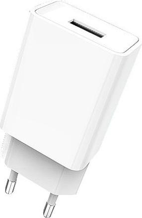 Telefoni laadija Denmen DC01, USB, valge v., 12 W