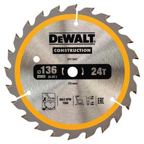 Pjovimo diskas Dewalt DT1947-QZ, 136 mm x 10 mm