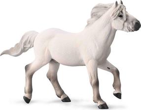 Žaislinė figūrėlė Collecta Yakutian Stallion 490699, 15.7 cm, balta sp./pilka sp.