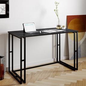 Rakstāmgalds Kalune Design Alfa 541HDL1101, 120 cm x 60 cm, 75 cm, melna krās.