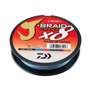 Jõhv Daiwa J-Braid Grand X8, 1500 cm, mitmevärviline