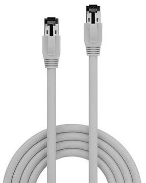 Kabelis Lindy Cat 8.1 RJ-45 Vīrietis, RJ-45 Vīrietis, 1 m, pelēka krās.