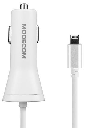 Auto telefona lādētājs Modecom, USB/Apple Lightning