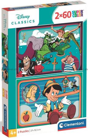 Pusle 2in1 Clementoni Disney Classic 24823, 18.5 cm x 27 cm, 120 tk, mitmevärviline