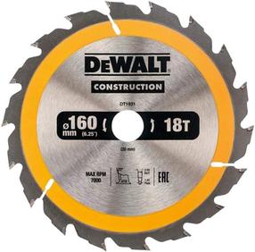 Zāģripa Dewalt DT1931-QZ, 160 mm x 20 mm