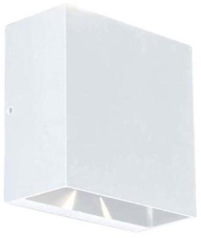Õue seinavalgusti Lutec Gemini Beams, 10W, LED, IP54, valge v., 11 cm x 11 cm