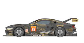  Игрушечная машина Carrera Digital 124 Ford Mustang GT3 Proton Competition, No 88, 1:24, серый цв.