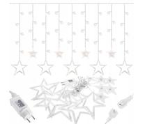 LED lempučių užuolaida Smart, 2 m, šiltai balta sp., 138 LED