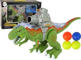 Rotaļu dzīvnieks dinozaurs Lean Toys Fighting, 41 cm, zaļa krās.