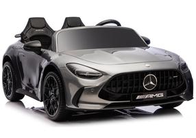 Bērnu elektroauto Lean Cars Mercedes GT63 AMG Lacquered, sudraba krās.