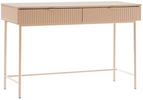 Rašomasis stalas Home4you Sequence 45159, 120 cm x 50 cm, 79 cm, smėlio sp.