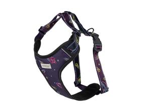 Petnešos šunims Amiplay Discovery BeSpace, violetinė sp., 600 - 850 mm x 25 mm, XL