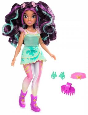 Lėlė su priedais Spin Master Unicorn Academy Ava, 23 cm, žalia sp.