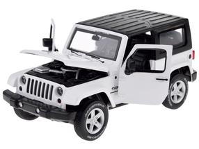  Rotaļlieta automašīna MSZ Jeep Wrangler, balta krās.
