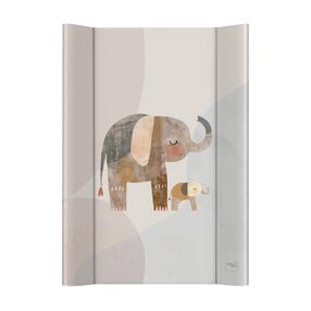 Mähkimismatt Ceba Baby Basic Elephant Family, 70 cm x 50 cm, pruun v./roosa v./hall v.