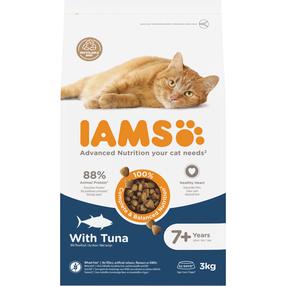 Kuiv kassitoit IAMS Senior Advanced Nutrition, tuunikala, 3 kg