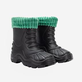 Ziemas apavi Okko, melna krās./zaļa krās., 34 - 35