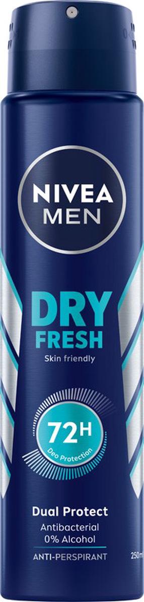 Vīriešu dezodorants Nivea Dry Fresh, 250 ml