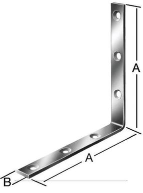 Montāžas leņķis Vorman, 180 mm x 20 mm