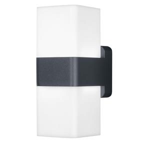 Āra sienas lampa Ledvance Cube, 16W, LED, IP44, pelēka krās., 8 cm x 20.5 cm