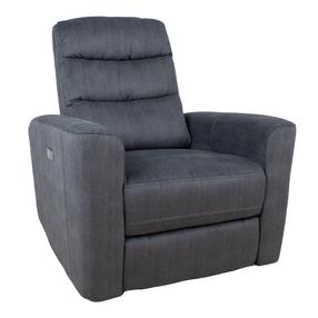 Atgāžamie krēsli Home4you Gaston, pelēka krās., 92 cm x 85 cm x 104 cm