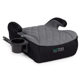 Autokėdutė-paaukštinimas EcoToys Booster Isofix, juoda sp./pilka sp., 125 - 150 cm