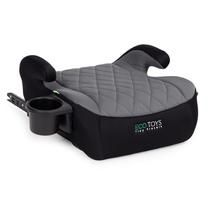 Autokėdutė-paaukštinimas EcoToys Booster Isofix, juoda sp./pilka sp., 125 - 150 cm