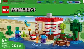 Konstruktorius LEGO® Minecraft TNT džiunglių namas 21275, 287 vnt.