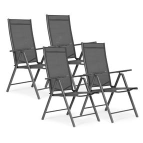 Набор уличного стула MultiGarden, серый цв., 70 см x 57 см x 106 см, 4 шт.
