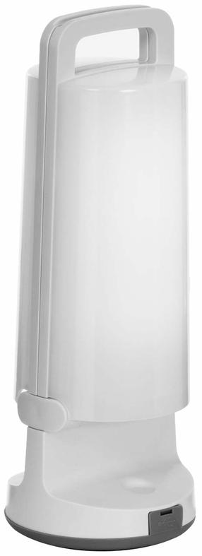 Brīvi stāvošs gaismeklis ar saules bateriju Lutec Dragonfly, 1.6W, IP54, balta krās.
