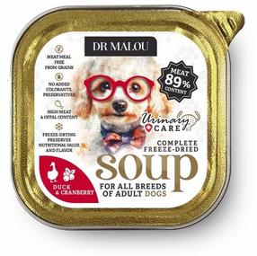 Šlapias šunų maistas Dr Malou Soup Duck With Cranberries, antiena, 0.012 kg