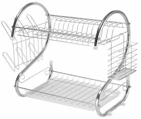 Trauku žāvētājs Rosberg R53000H, 39 cm x 25 cm x 40 cm, metāls, hroma krās.