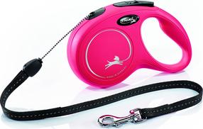 Automaatne jalutusrihm Flexi New Classic Cord, punane v., S 8m