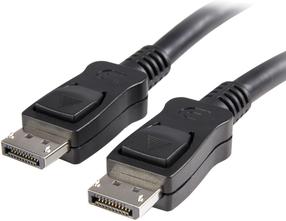 Провод StarTech DisplayPort 1.2 Displayport 1.2 male, Displayport 1.2 male, 3 м, черный цв.