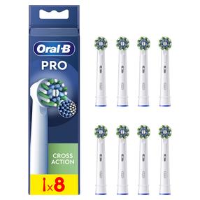 Elektrinio dantų šepetėlio galvutė Oral-B EB50-8 Cross Action Pro, 8 vnt.