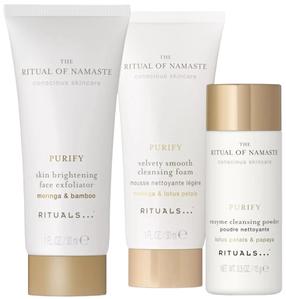 Средство для ухода за лицом Rituals The Ritual of Namaste Cleanse Essentials Trial Set, 75 мл, 3 шт.