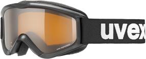 Slēpošanas aizsargbrilles Uvex Speedy Pro, melna krās./oranža krās.