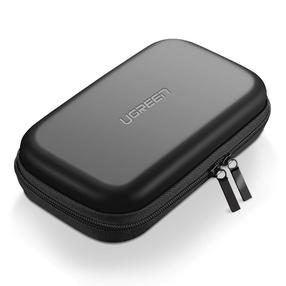 Austiņu futlārs Ugreen case box for HDD and accessories, melna krās.
