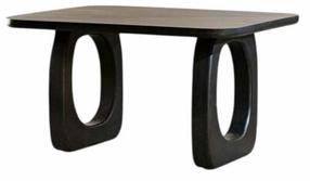 Kavos staliukas Homla Astir, juodas, 100 cm x 60 cm x 40 cm