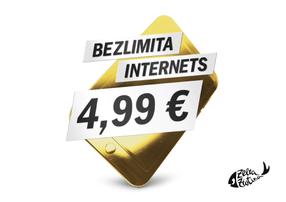 Карта предоплаты Zelta Zivtiņa sākuma kompl. 4,99EUR, Mini SIM