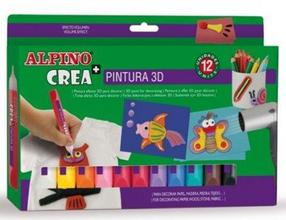 Dekoravimo rinkinys Alpino Crea Crystal 3D, įvairių spalvų