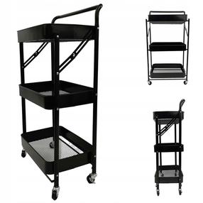 Lentyna su ratukais, juoda, 29 cm x 41 cm x 89.5 cm