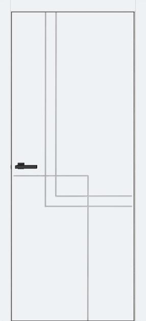 Iekšdurvju vērtne Domoletti FLAT GEOMETRY 05, universāla, balta krās., 200 x 60 x 4.2 cm