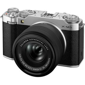 Digitālā fotokamera Fujifilm X-M5, sudraba krās./melna krās.