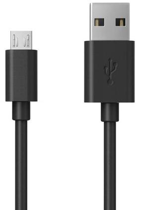 Laidas Brackton USB Male - MicroUSB Male US2-AMB-0050.B USB, Micro USB male, 5 m, juoda sp.