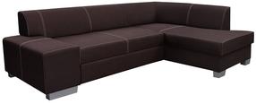 Kampinė sofa Fabio Sawana 26, ruda sp., dešininė, 167 x 268 cm x 73 cm